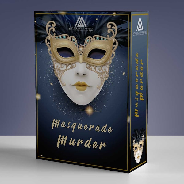 4-14 Player Masquerade Ball/Carnival Murder Mystery Host Your Own Game Kit English