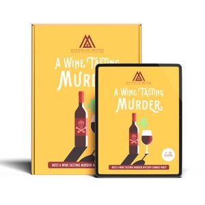 4-20 Player A Wine Tasting Themed Murder Mystery Game Kit English