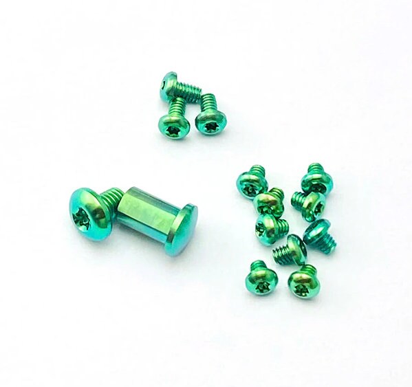 3 Sets Duimbouten, Titanium Schroeven Vervangende Duimbouten