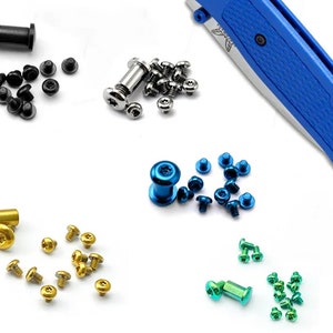 Titanium Hardware Kit for Benchmade Bugout 535 Mini Bugout 533 Screw Set Pivot Pin Blue Black Silver Purple Gold Green