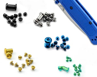 Titanium Hardware Kit for Benchmade Bugout 535 Mini Bugout 533 Screw Set Pivot Pin Blue Black Silver Purple Gold Green