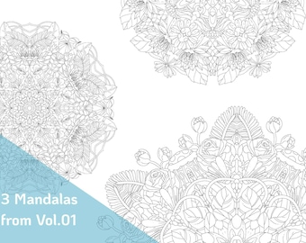 Printable Coloring Sheets - Very Detailed Mandalas