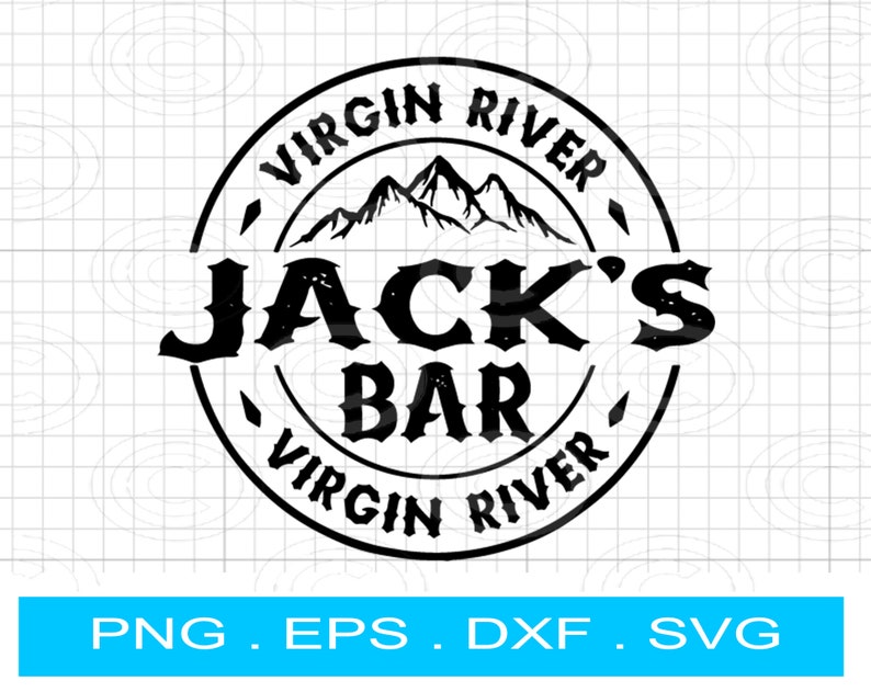 Virgin River Svg Png Jack's Bar Svg Sublimation Etsy Australia