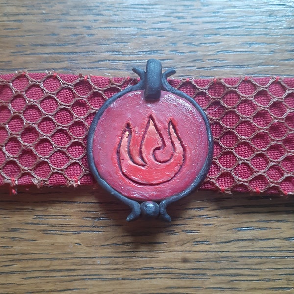 fire choker necklace