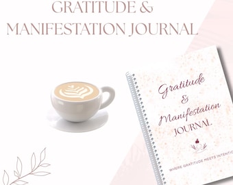 Dankbarkeits-Journal auf Spanisch - Digitaler Dankbarkeits- und Manifestations-Planer PDF
