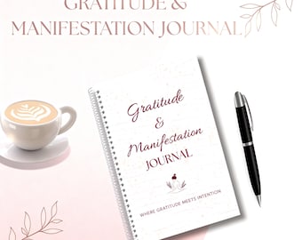 Diario de Gratitud en Español- Agenda de Agradecimiento y Manifestación Digital PDF