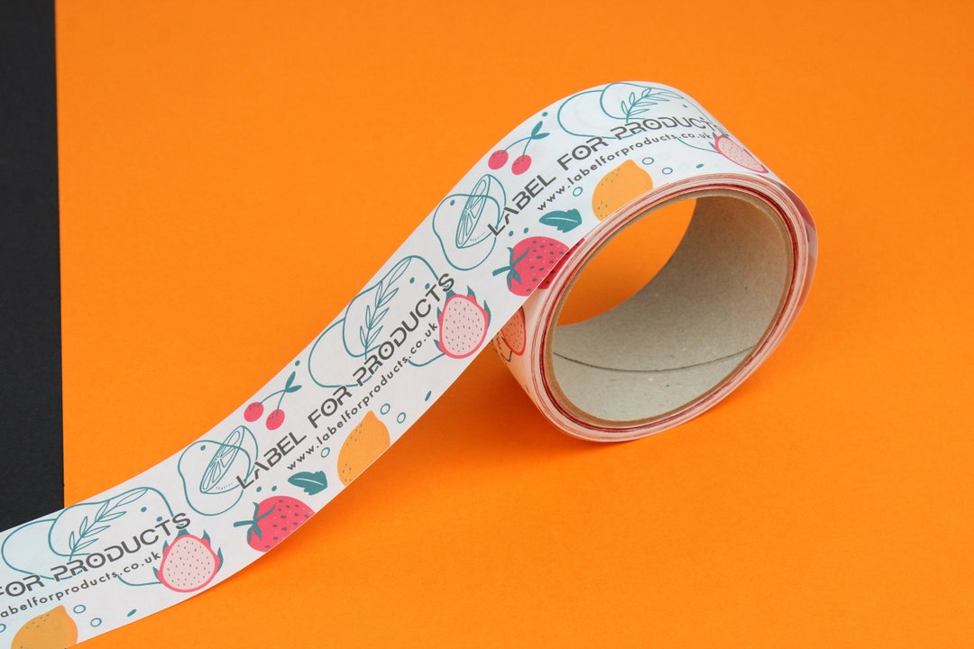 Custom Gummed Packing Tape, Wateractivated Packing Tape, White Packing