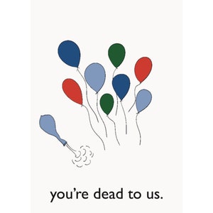 Descarga digital de la tarjeta de despedida Dead to Us
