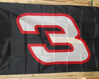Dale Earnhardt #3 Flag FREE SHIP Nascar Sprint Car Outlaws Dirt Track Race Redneck Country Republican Sign Poster Usa 3x5’ Single Side