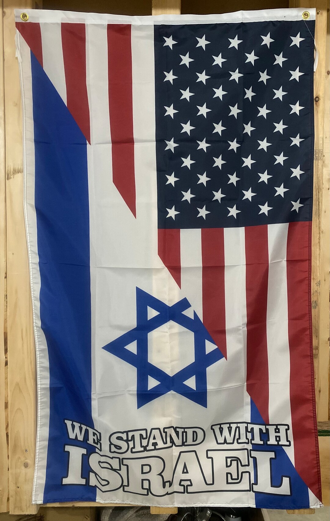Libral Signs Israel Usa Flag FREE SHIP Peace Not War We Stand With Israel Save Our ...