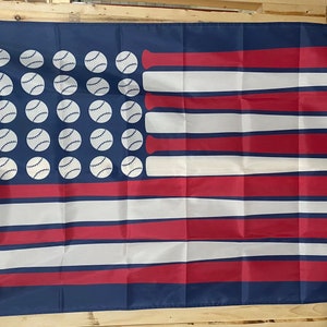 Baseball Flag FREE SHIP Major League MLB Little League Americas Pastime Baseball Pitch Hit Run Steal usa 3x5&#39; Sign Poster Single