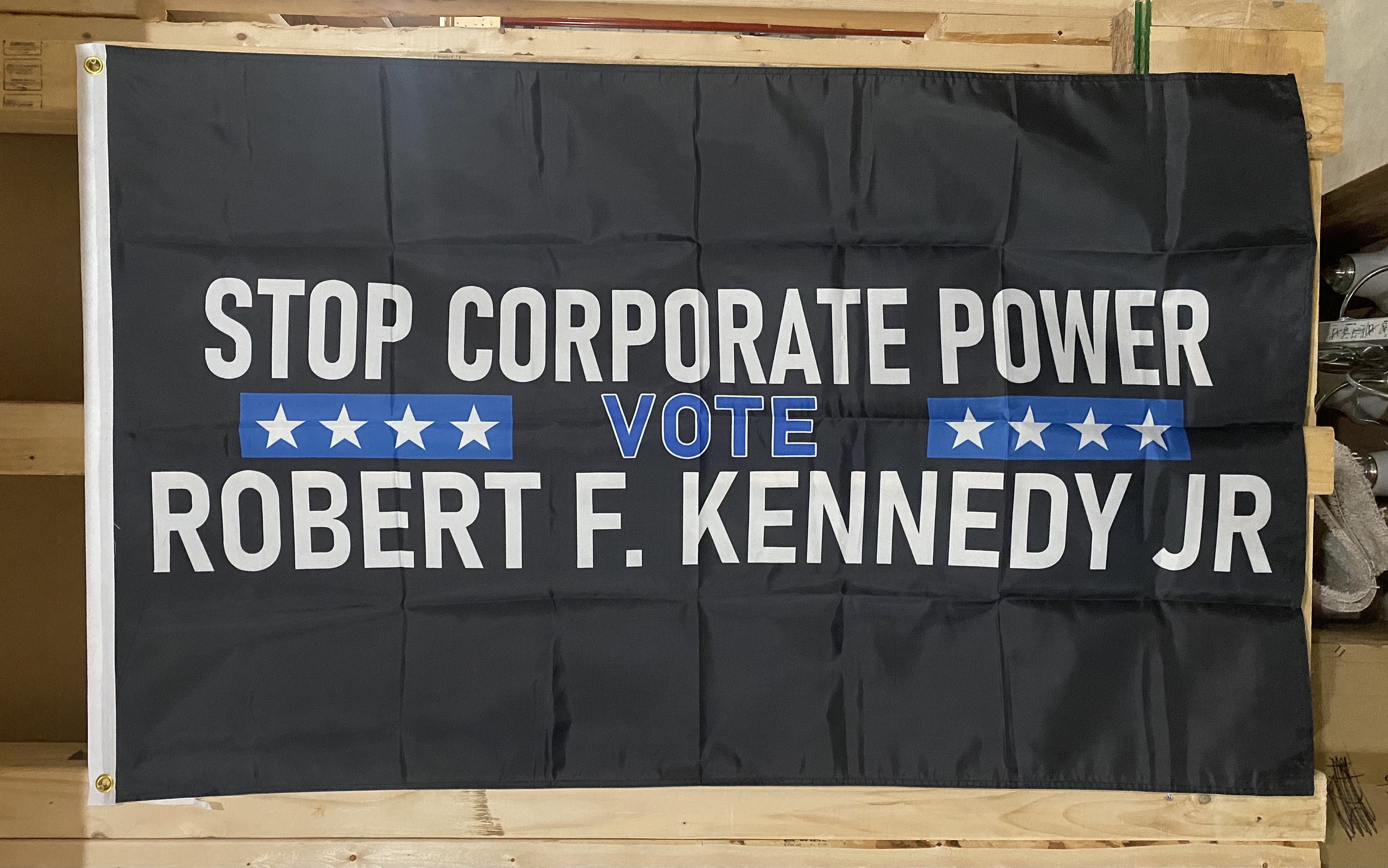 Robert Kennedy Jr President 2024 Flag Vote Democrat Liberal Blue Wave