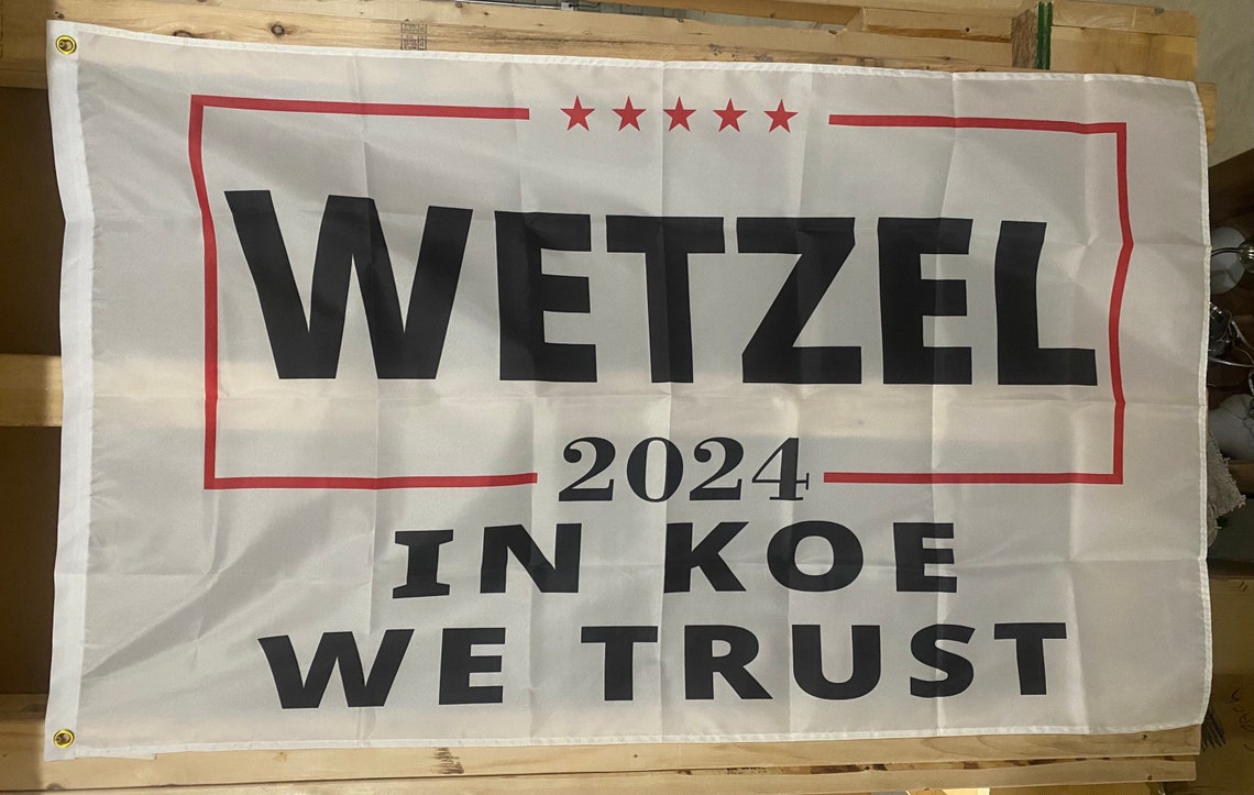 Koe Wetzel 2024 Flag FREE USA SHIP in Koe We Trust Music Etsy