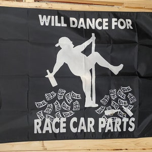 Racing Flag FREE SHIP Dance Strip For Race Car Parts Nascar Sprint Car Outlaws All-Star Race Sport Beer Sign Poster Usa 3x5’ Single Side