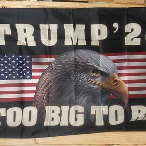 Bandera de Donald Trump 2024, Envío gratuito de EE. UU., Presidente Tto Big To Rig Maga Save America Vote Elección republicana Man Cave 3 x 5 pies Póster individual