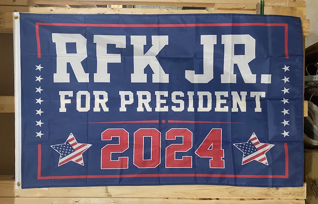 Robert Kennedy Jr President 2024 Flag Vote Democrat Blue Wave Election