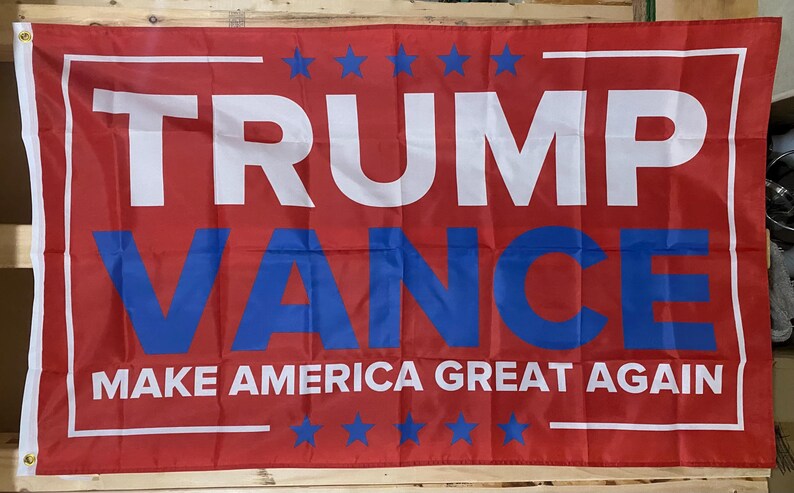 Bandiera Donald J. Trump 2024 3x5 Piedi - MAGA American USA - Poliestere 100D Premium - Foto 2