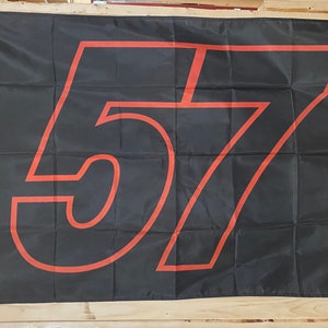 Kyle Larson #57 Flag FREE SHIP Nascar Sprint Car Outlaws Dirt Track Race Redneck Country Rednecks Sign Poster Usa 3x5’ Single Side