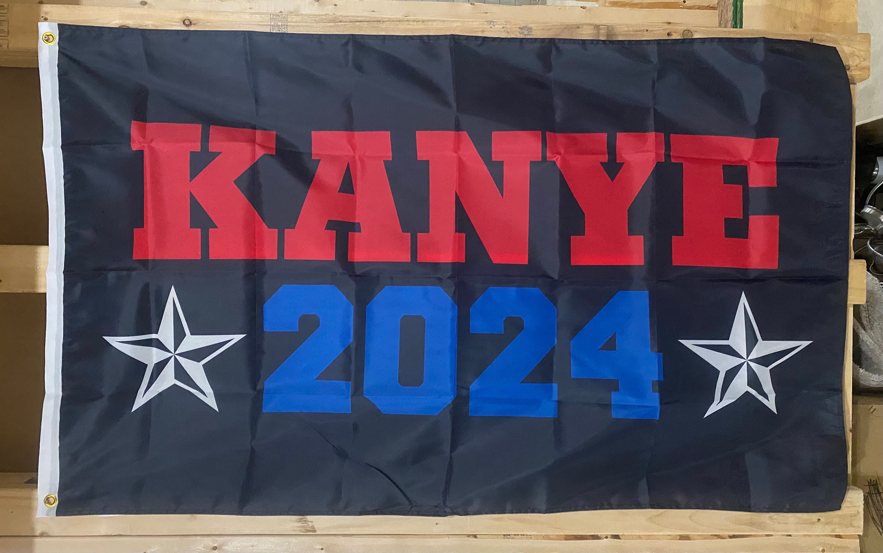 Kanye West 2024 Flag FREE USA SHIP Vote Independent Singer