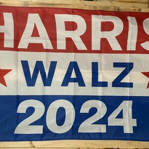 Kamala Harris Tim Walz för president 2024 flagga GRATIS USA-SKICK För folket rösta demokrat liberal stolthet jämlikhet kvinna usa 3x5' skylt affisch
