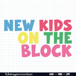 NKOTB New Kids SVG PNG, Retro Summer 2024 Png, Song College svg, 80s 90s svg, Pop Music Png, Trendy Summer png, Digital download