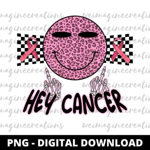 Hey krebs png, F Cancer Png, Western Brustkrebs Bewusstsein Design, FU Krebs png, retro Krebs png, Skelett Hände png| DIGITALER DOWNLOAD