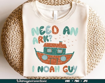 Retro Need An Ark I Noah Guy SVG PNG, Boho Christian kids svg, Religious Svg, Kids Biblical Toddler Sublimation, Digital download