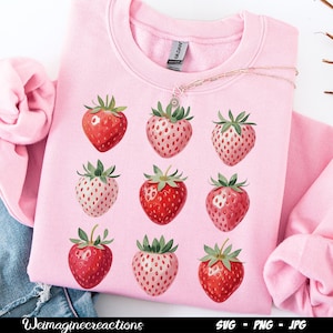 Boho Strawberry Coquette SVG PNG, Watercolor Strawberry Coquette png, Strawberry Festival Png, Retro Summer Strawberry Sublimation