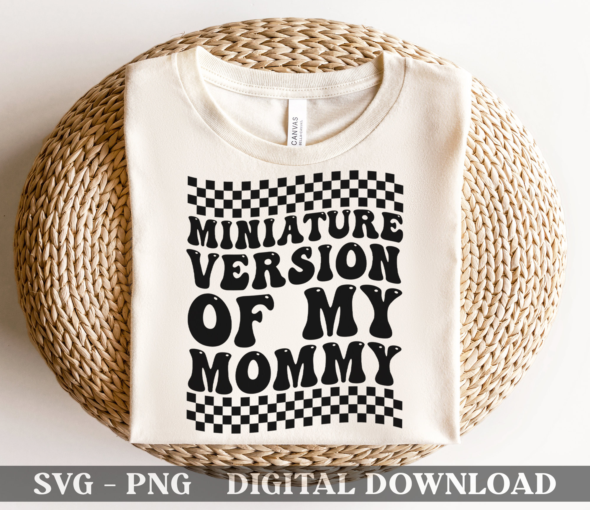 Miniature Version of My Mommy Svg Png Cutting File Mommys - Etsy
