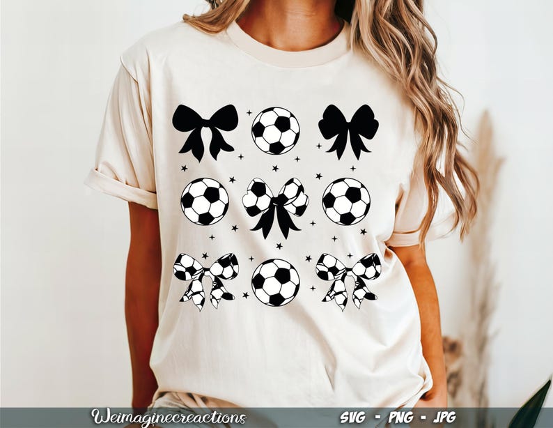 Retro Soccer Bow Coquette SVG PNG, Soccer Mom Svg, Soccer Mom Png ...