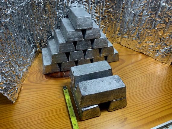 FOUR 5 Pound Lead Ingots 20 Pounds 