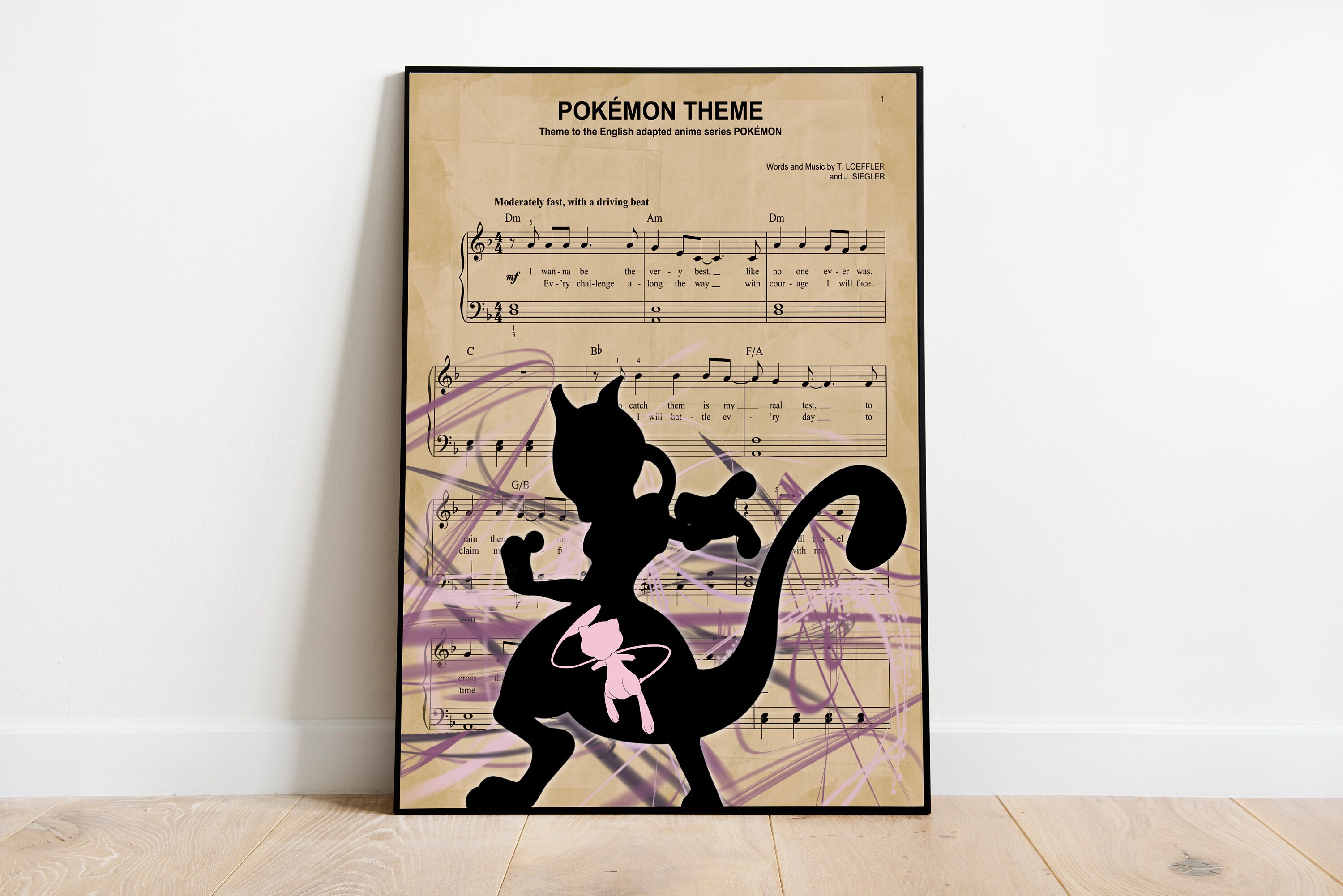 Ball Mewtwo Legendary Pokemon Evolution Anime Print Poster Wall Art Picture  A4 +