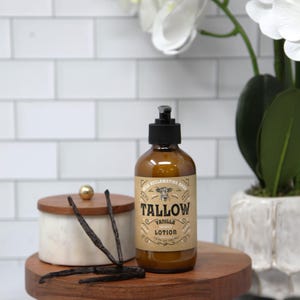 Tallow Lotion - Vanilla