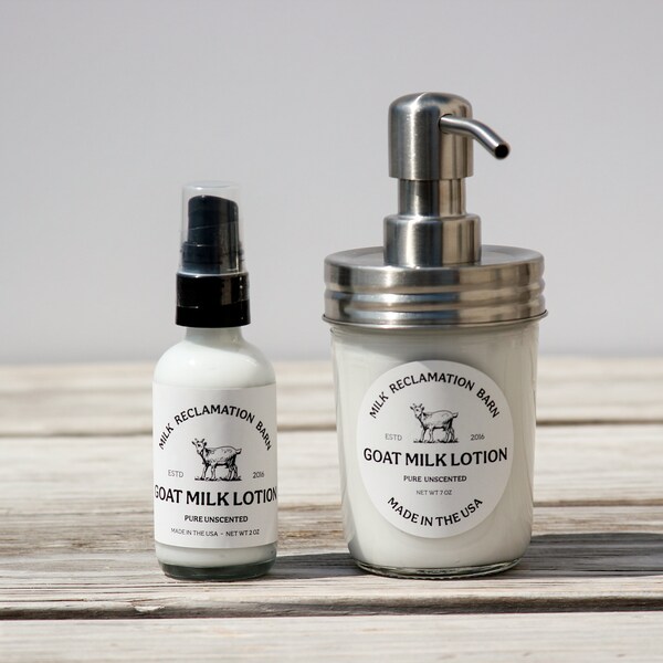 Goat Milk Lotion Unscented Etsy