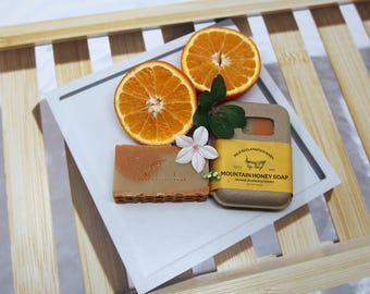 2 Orange Blossom Honey Soaps