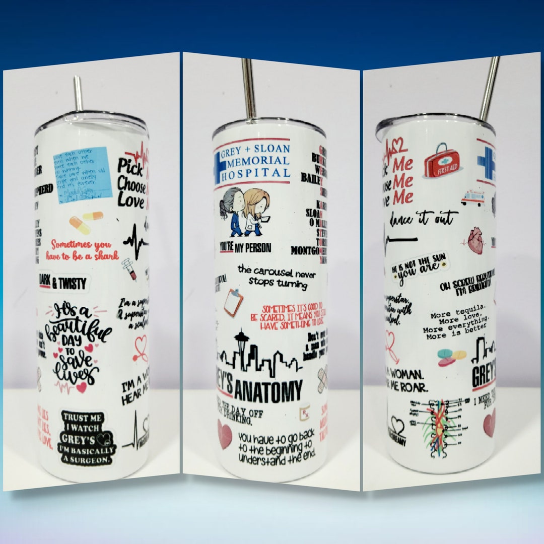 Greys Anatomy Greys Anatomy Gift Greys Anatomy Tumbler Greys Anatomy