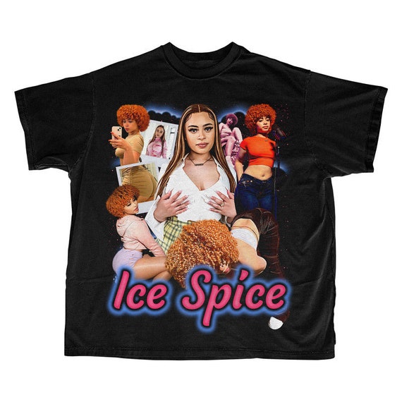 Fremragende Duke Kvæle Ice Spice Vintage Hip-hop T-shirt Ice Spice Tees 2000s T - Etsy
