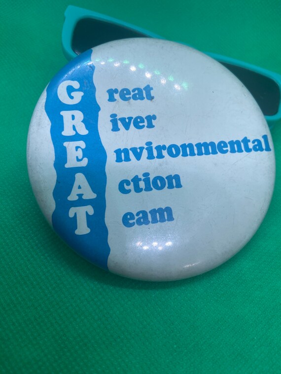 Vintage Environmental Button - image 1