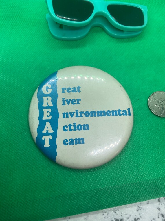 Vintage Environmental Button - image 5