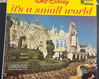 Walt Disney's It's A Small World LP Vinyl Record Album, Disneyland