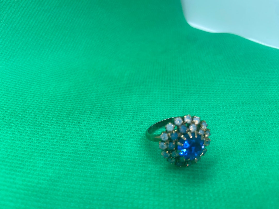 90's Vintage Costume Statement Ring - Etsy