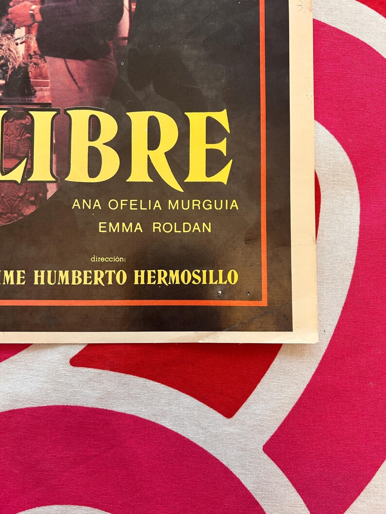 Amor Libre (1979) Mexican Movie Poster! - Etsy