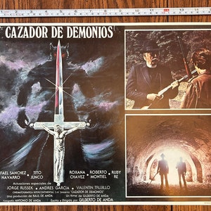 Awesome Vintage Demon Hunter Movie Poster (1987)