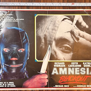 Vintage vroege HBO-filmposter: Blackout