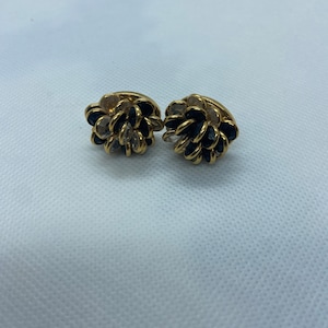 Vintage Funky Gold Earrings