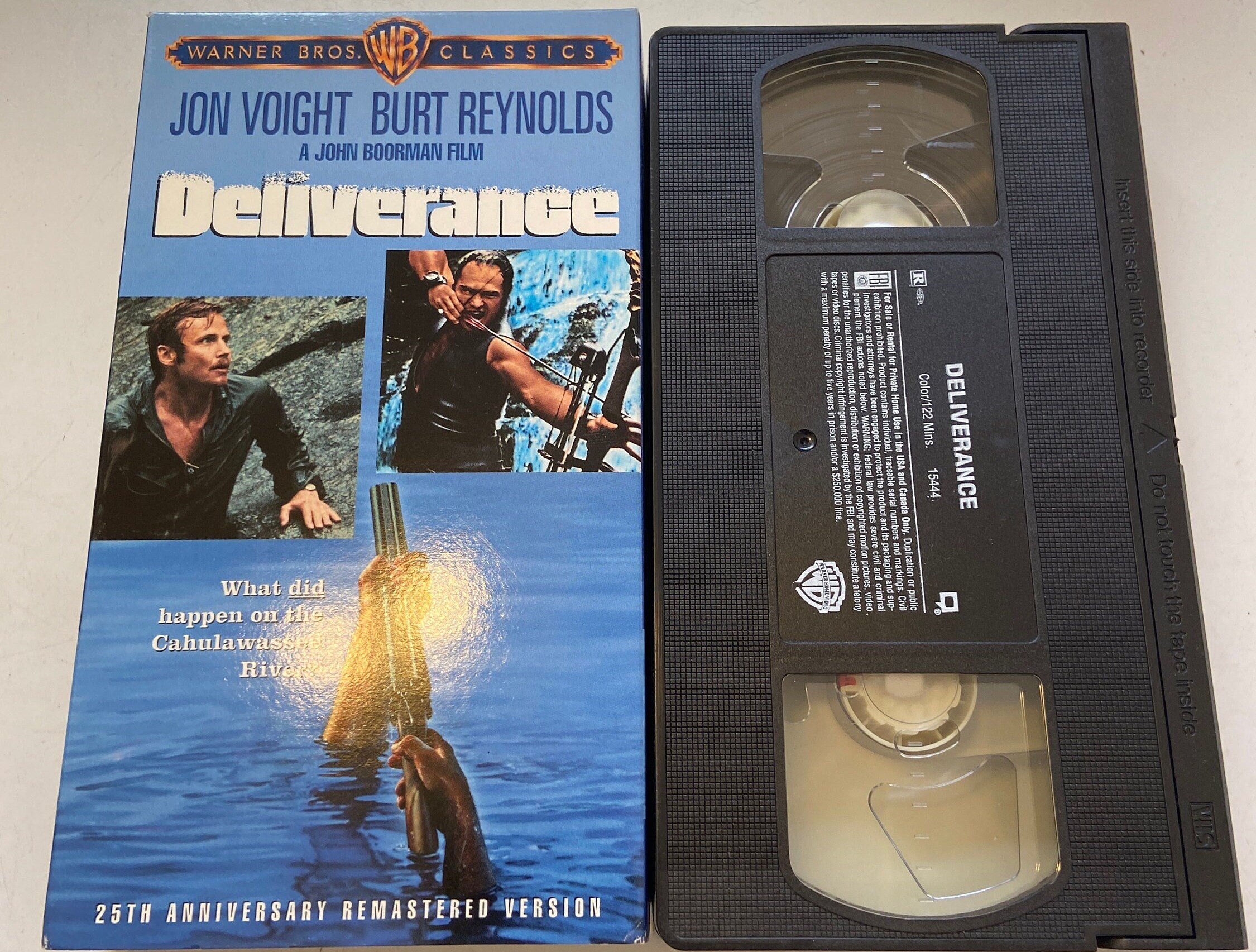 Deliverance VHS warner Brothers Classics Version Etsy