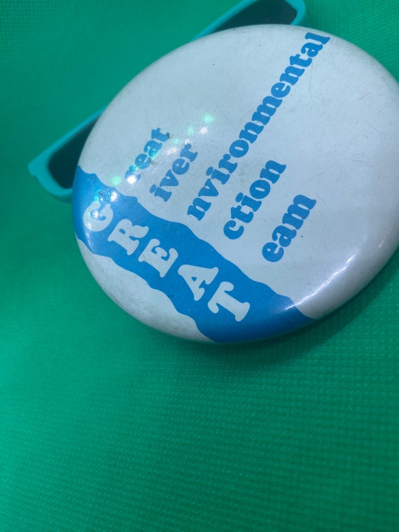 Vintage Environmental Button - image 2