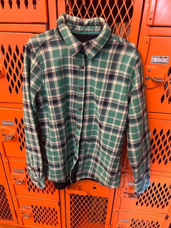 Vintage Orvis 90s Lined Flannel Jacket Shirt