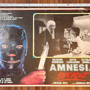 Vintage vroege HBO-filmposter: Blackout