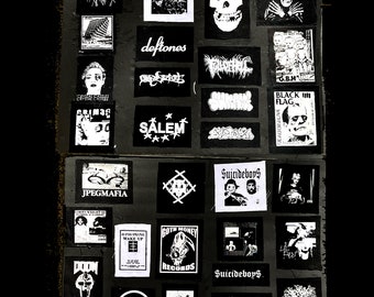 MUSIC BAND  PATCHES Diy Punk